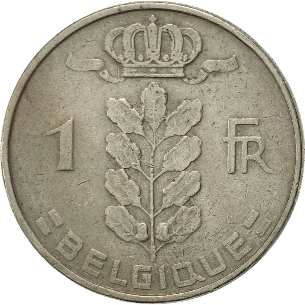Coin, Belgium, Franc, 1956, EF(40-45), Copper-nickel, KM:142.1