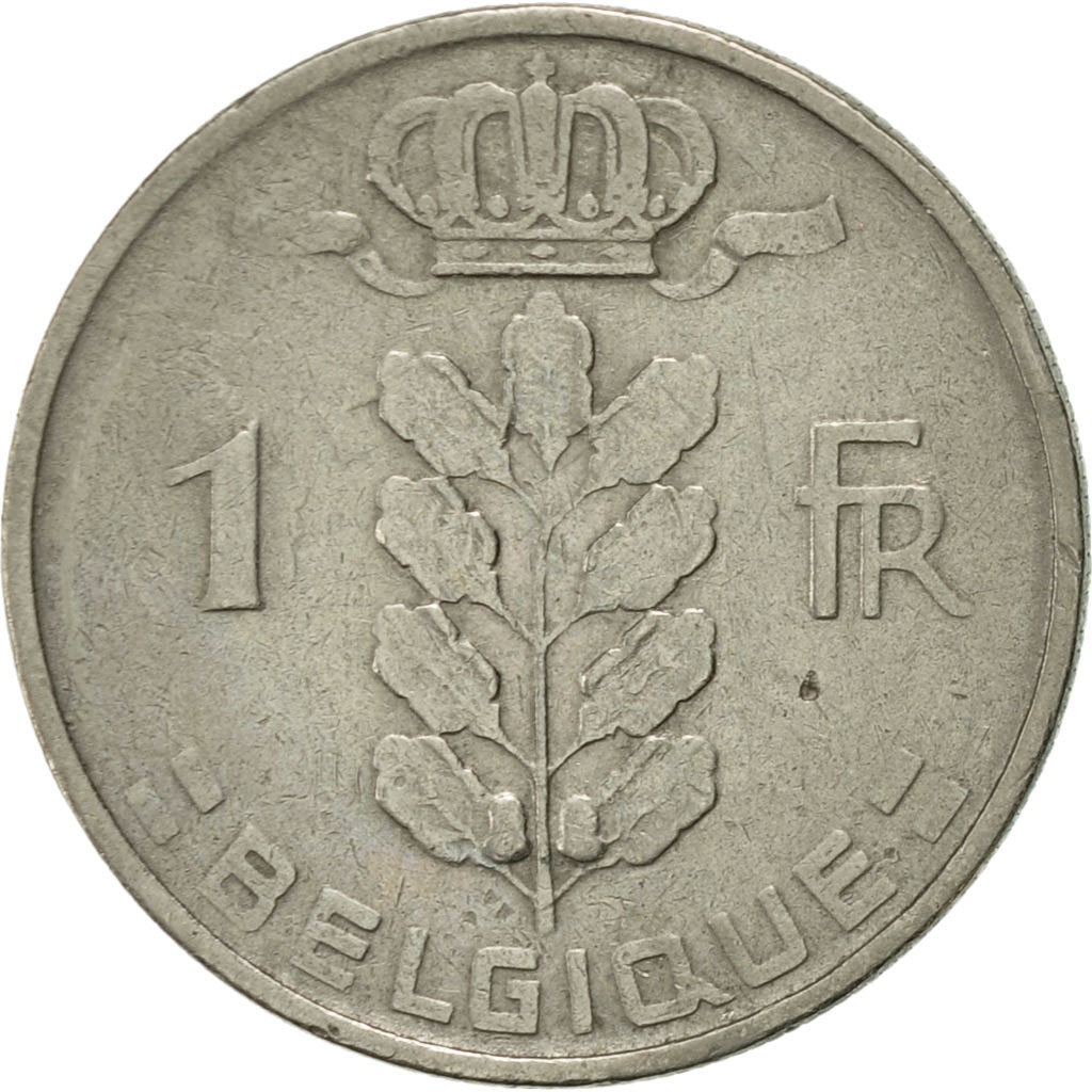 Coin, Belgium, Franc, 1954, EF(40-45), Copper-nickel, KM:142.1