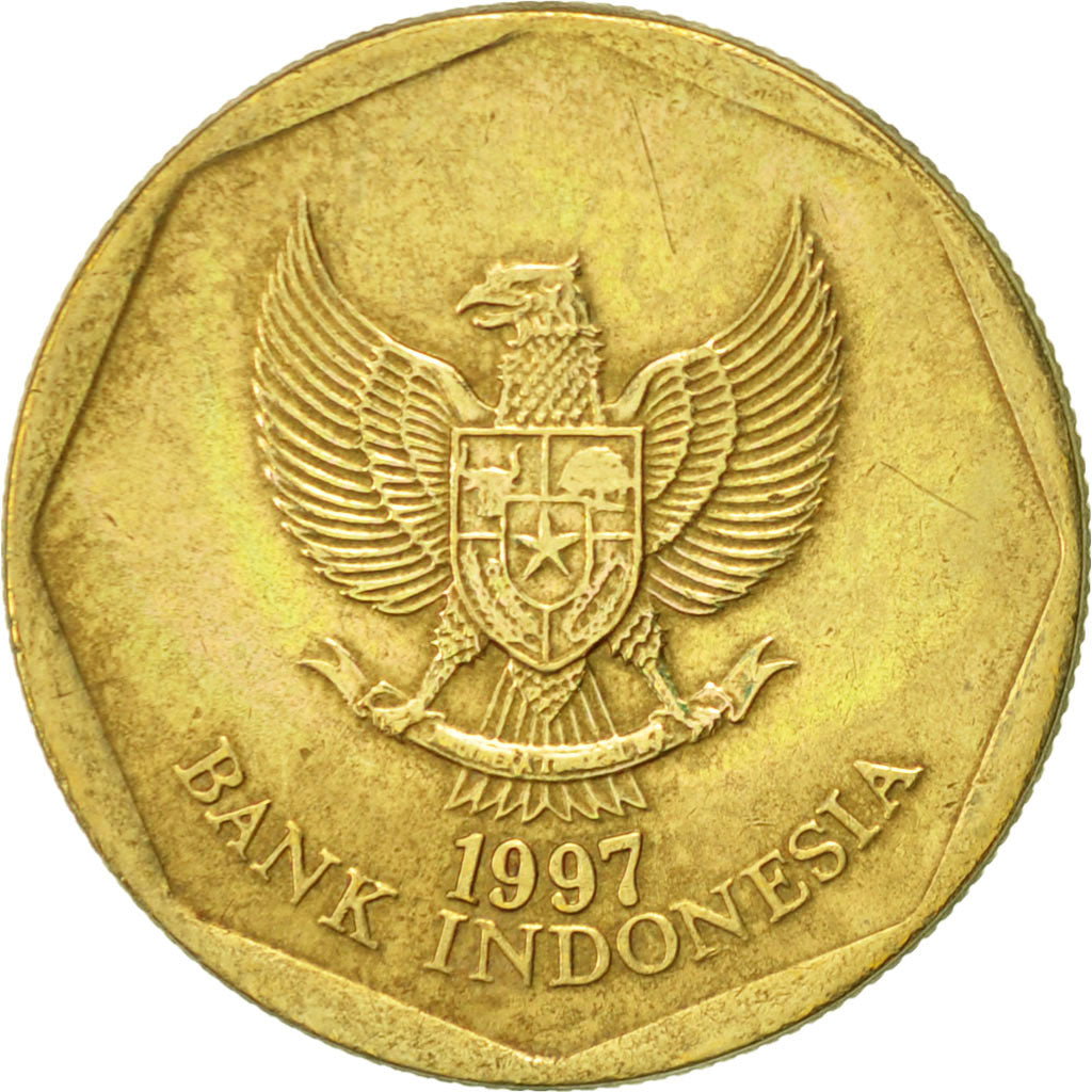 Coin, Indonesia, 100 Rupiah, 1997, AU(50-53), Aluminum-Bronze, KM:53