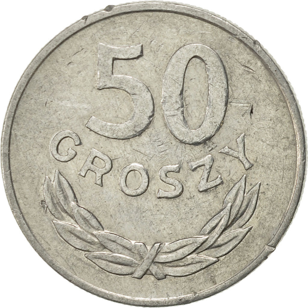 Munten, Polen, 50 Groszy, 1983, Warsaw, PR, Aluminium, KM:48.1