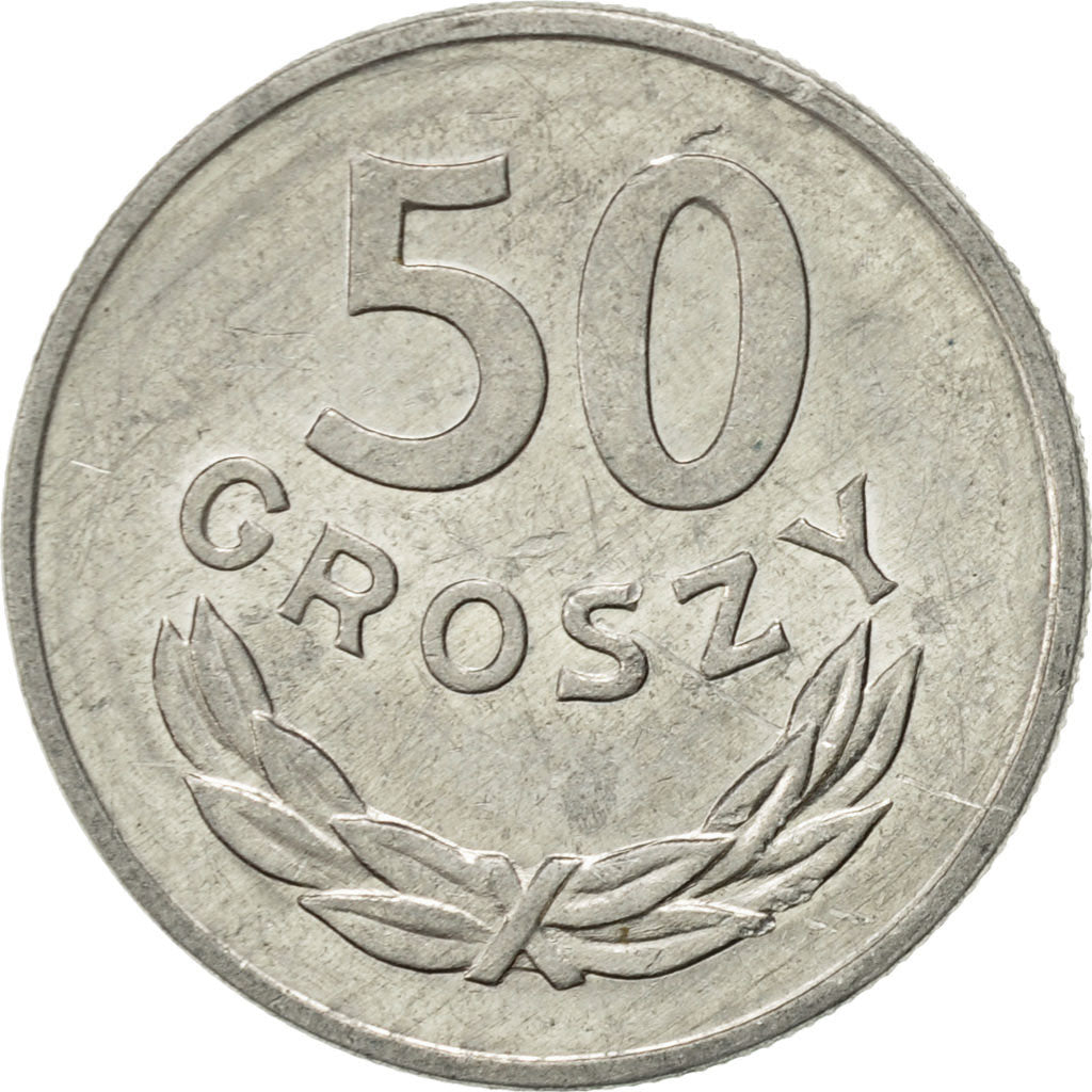 Munten, Polen, 50 Groszy, 1984, Warsaw, PR, Aluminium, KM:48.1