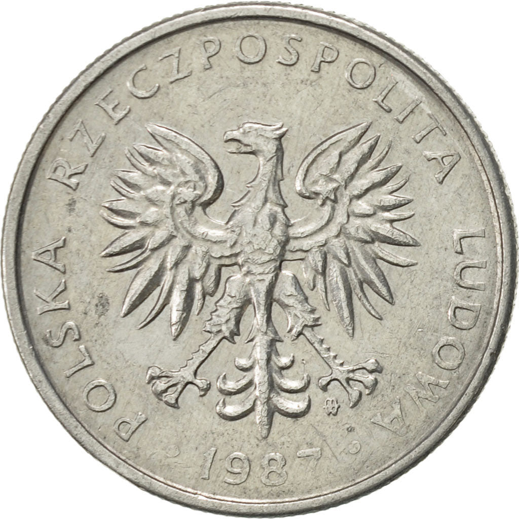 Pologne, 50 Groszy, 1987, Warsaw, SUP, Aluminium, KM:48.2