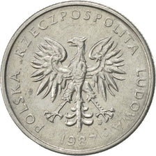 Pologne, 50 Groszy, 1987, Warsaw, SUP, Aluminium, KM:48.2