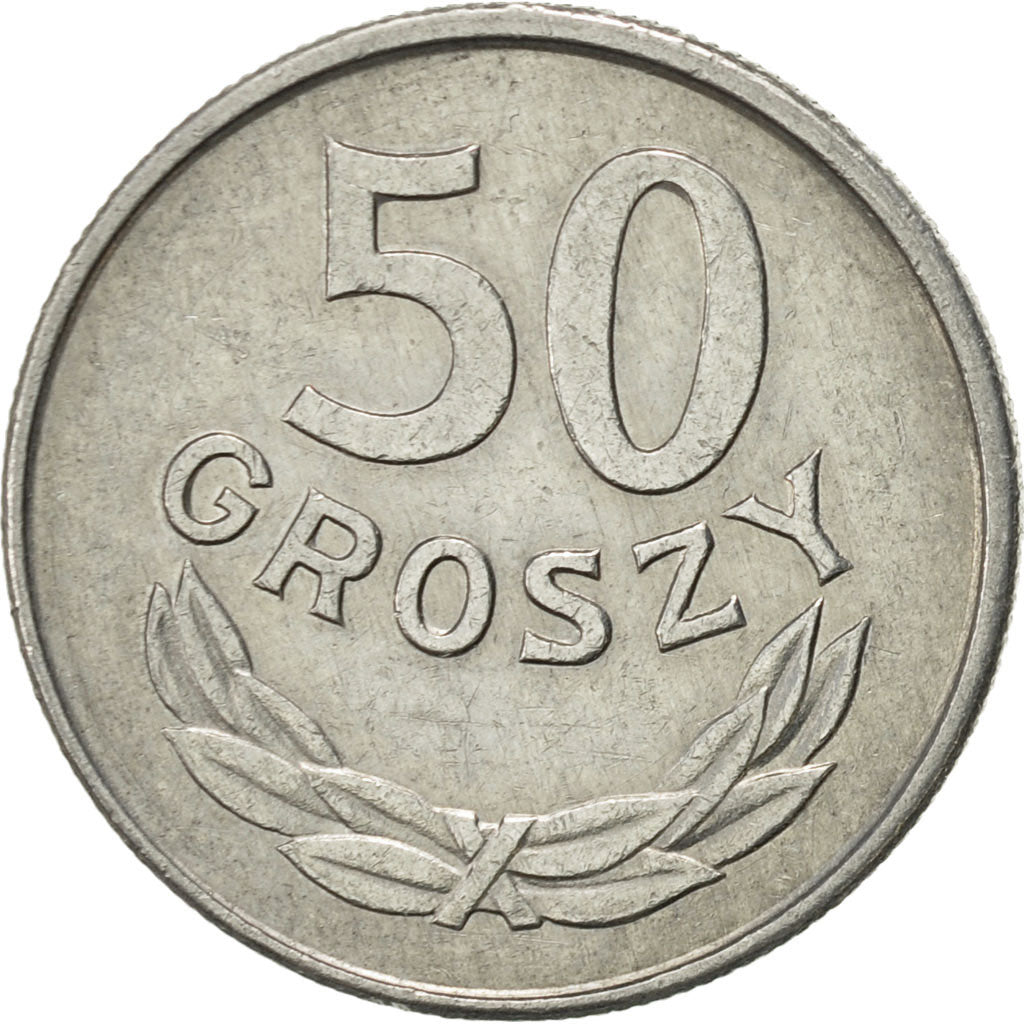 Pologne, 50 Groszy, 1987, Warsaw, SUP, Aluminium, KM:48.2