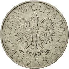 Monnaie, Pologne, Zloty, 1929, Warsaw, SUP, Nickel, KM:14