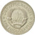 Coin, Yugoslavia, 2 Dinara, 1980, AU(55-58), Copper-Nickel-Zinc, KM:57