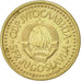 Coin, Yugoslavia, 2 Dinara, 1983, AU(55-58), Nickel-brass, KM:87