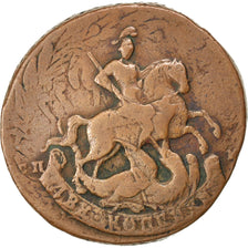 Russia, Catherine II, 2 Kopeks, 1788, Saint-Petersburg, BB, Rame, KM:58.6