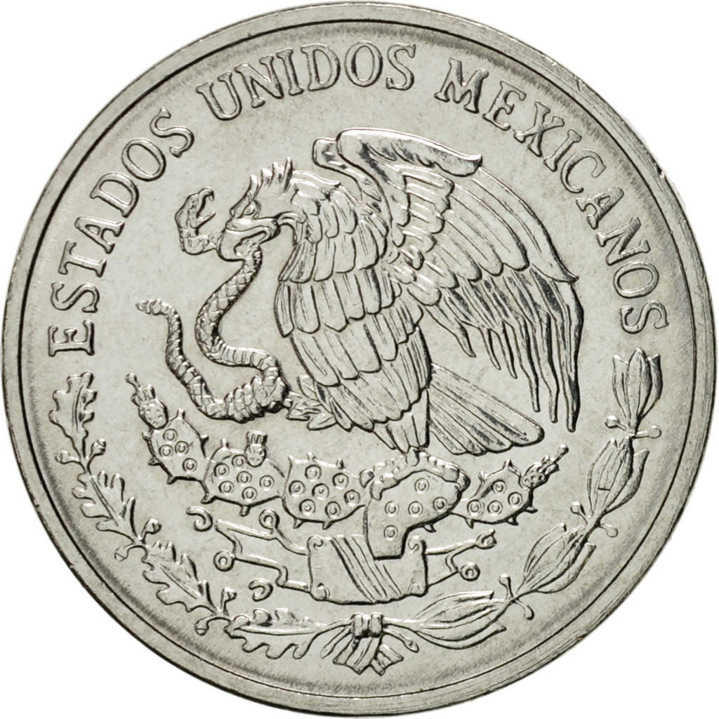 Moneda, México, 10 Centavos, 1996, Mexico City, EBC, Acero inoxidable, KM:547
