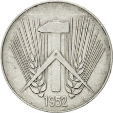 Moneta, REPUBBLICA DEMOCRATICA TEDESCA, 10 Pfennig, 1952, Muldenhütten, SPL-