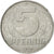 Moneda, REPÚBLICA DEMOCRÁTICA ALEMANA, 5 Pfennig, 1975, Berlin, EBC, Aluminio