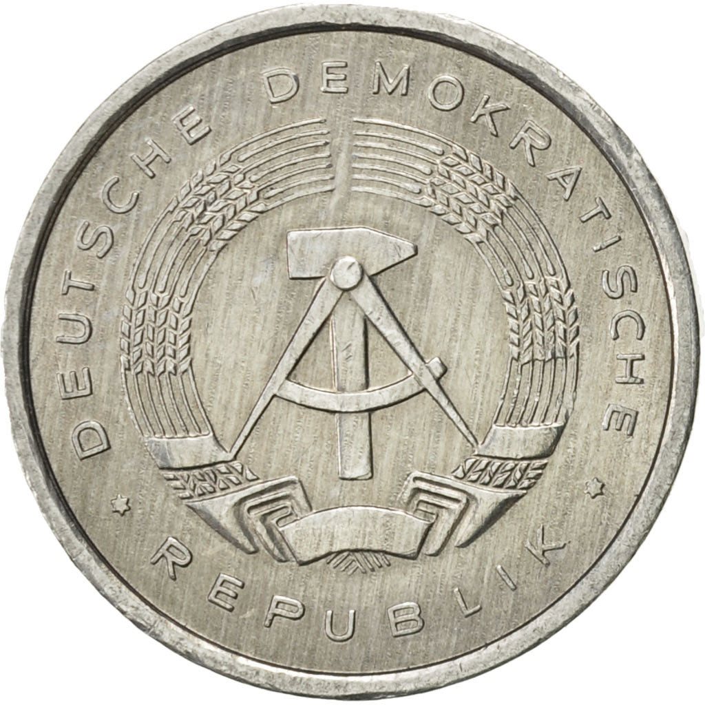 Coin, GERMAN-DEMOCRATIC REPUBLIC, 5 Pfennig, 1979, Berlin, AU(55-58), Aluminum