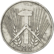 GERMAN-DEMOCRATIC REPUBLIC, 5 Pfennig, 1952, Berlin, AU(50-53), Aluminum, KM:6