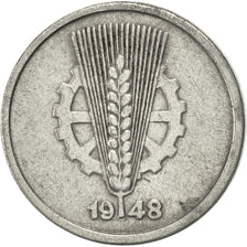 REPUBBLICA DEMOCRATICA TEDESCA, 5 Pfennig, 1948, Berlin, BB+, Alluminio, KM:2