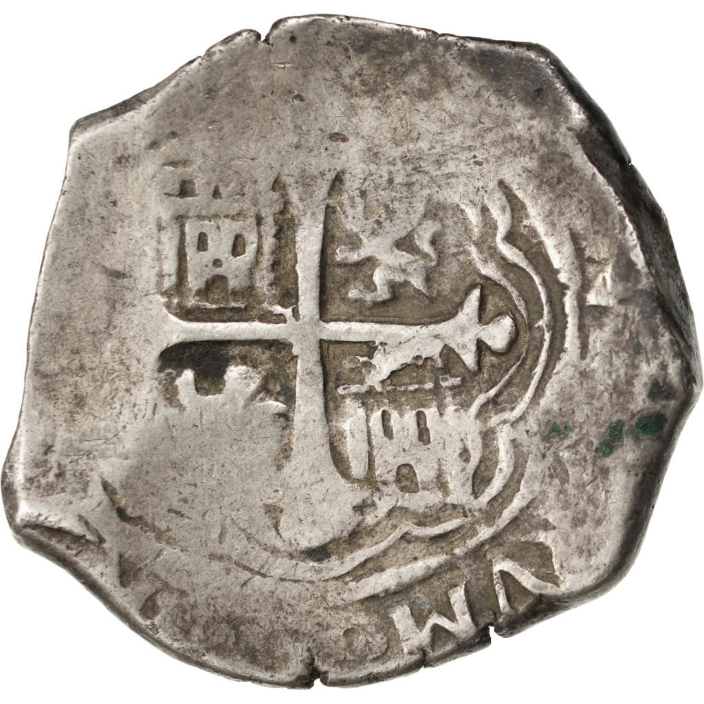 Spain, 8 Réales, 1621, Sevilla, VF(30-35), Silver, 27.23