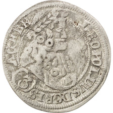 Coin, German States, SILESIA, Leopold I, 3 Kreuzer, 1705, Breslau, EF(40-45)
