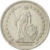 Coin, Switzerland, 2 Francs, 1922, Bern, AU(50-53), Silver, KM:21