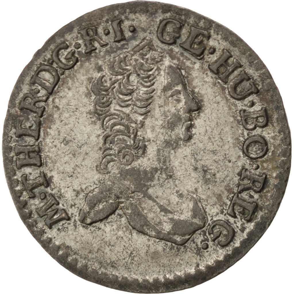 HUNGARY, Poltura, 1759, KM #346.1, AU(55-58), Silver, 0.81