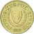 Coin, Cyprus, 2 Cents, 1992, AU(55-58), Nickel-brass, KM:54.3