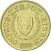 Munten, Cyprus, 2 Cents, 1992, PR, Nickel-brass, KM:54.3