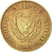 Moneda, Chipre, 10 Cents, 1983, MBC+, Níquel - latón, KM:56.1