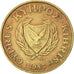 Monnaie, Chypre, 10 Cents, 1983, TTB+, Nickel-brass, KM:56.1