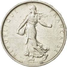 France, Semeuse, 5 Francs, 1966, Paris, AU(50-53), Silver, KM:926, Gadoury:770