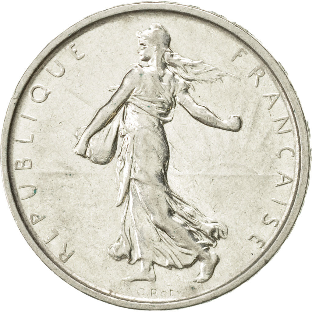 France, Semeuse, 5 Francs, 1967, Paris, SUP, Argent, KM:926, Gadoury:770