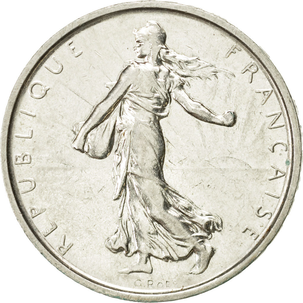 Coin, France, Semeuse, 5 Francs, 1969, Paris, AU(50-53), Silver, KM:926