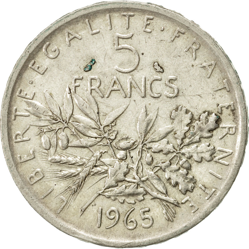 Monnaie, France, Semeuse, 5 Francs, 1965, Paris, TTB, Argent, KM:926