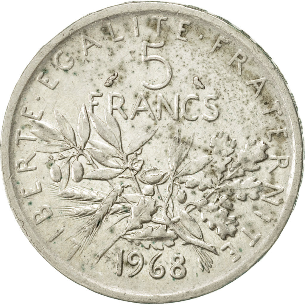 Monnaie, France, Semeuse, 5 Francs, 1968, Paris, TTB, Argent, KM:926