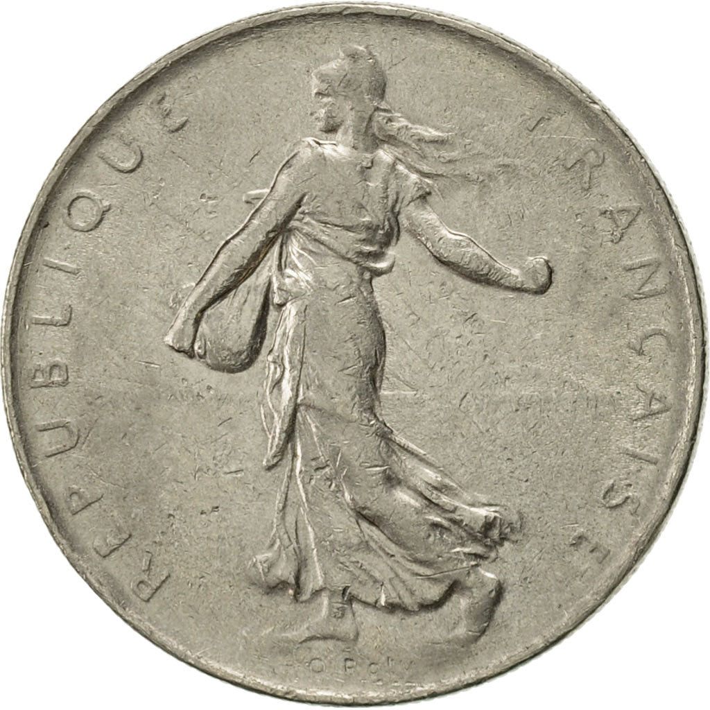 Coin, France, Semeuse, Franc, 1973, Paris, EF(40-45), Nickel, KM:925.1