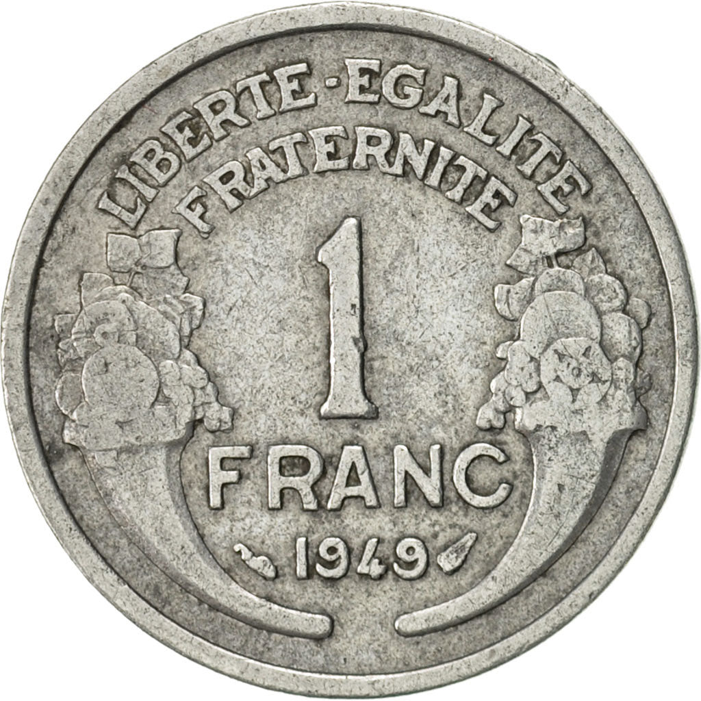 Monnaie, France, Morlon, Franc, 1949, Paris, TTB, Aluminium, KM:885a.1