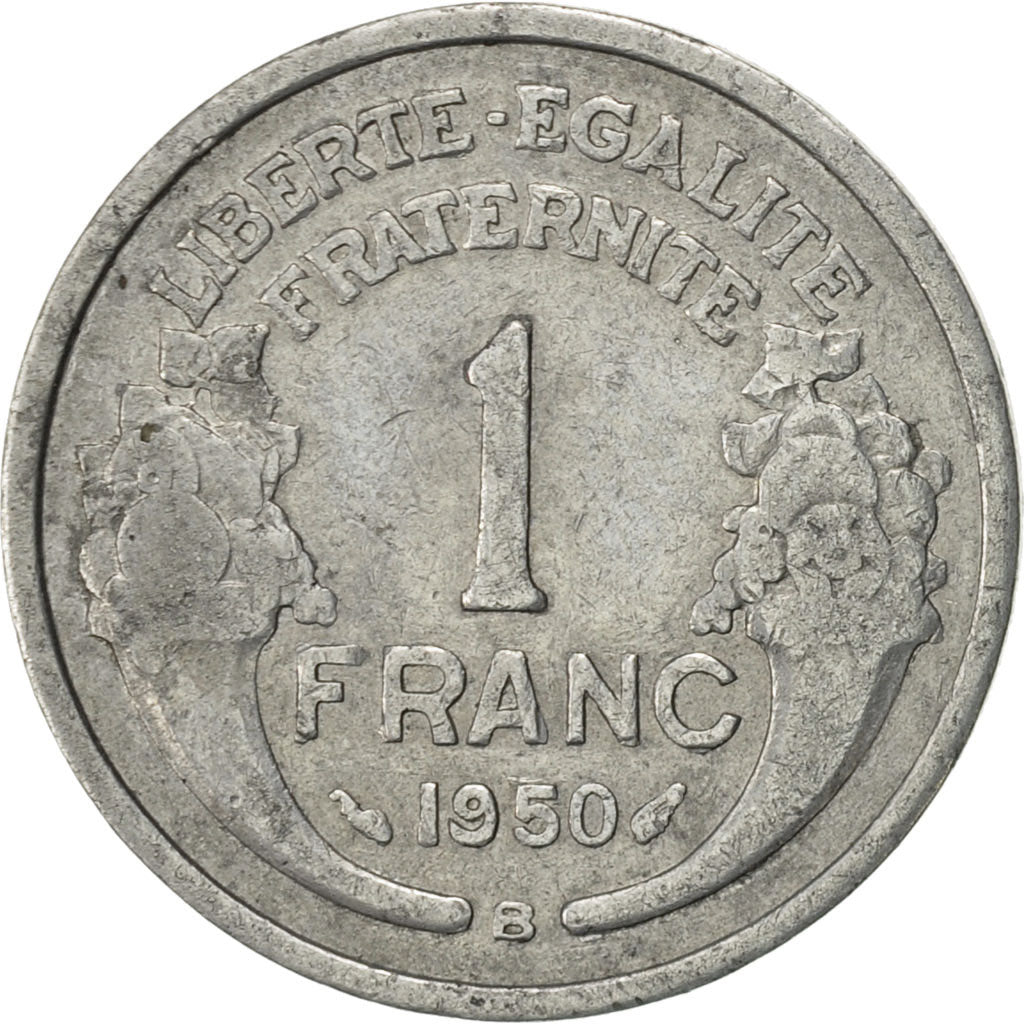Monnaie, France, Morlon, Franc, 1950, Beaumont - Le Roger, TTB, Aluminium