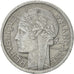 Coin, France, Morlon, Franc, 1958, Paris, EF(40-45), Aluminum, KM:885a.1