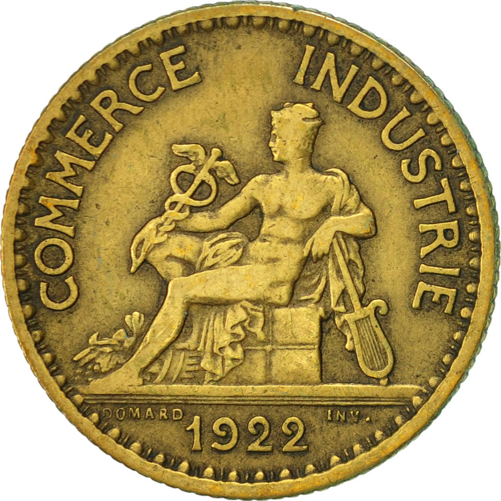 Coin, France, Chambre de commerce, Franc, 1922, Paris, EF(40-45)