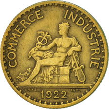 Coin, France, Chambre de commerce, Franc, 1922, Paris, EF(40-45)