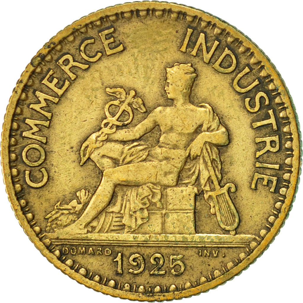 Coin, France, Chambre de commerce, Franc, 1925, Paris, EF(40-45)