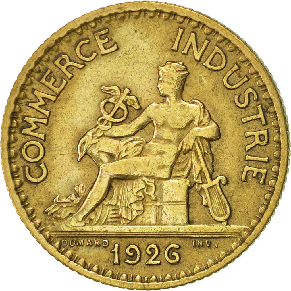 Coin, France, Chambre de commerce, Franc, 1926, Paris, EF(40-45)
