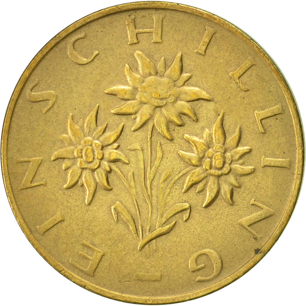 Coin, Austria, Schilling, 1972, AU(55-58), Aluminum-Bronze, KM:2886