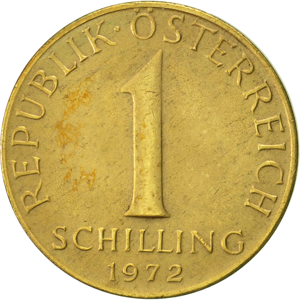 Coin, Austria, Schilling, 1972, AU(55-58), Aluminum-Bronze, KM:2886