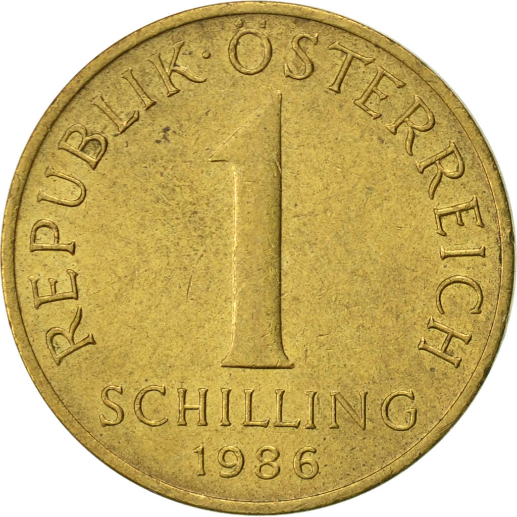 Coin, Austria, Schilling, 1986, AU(50-53), Aluminum-Bronze, KM:2886