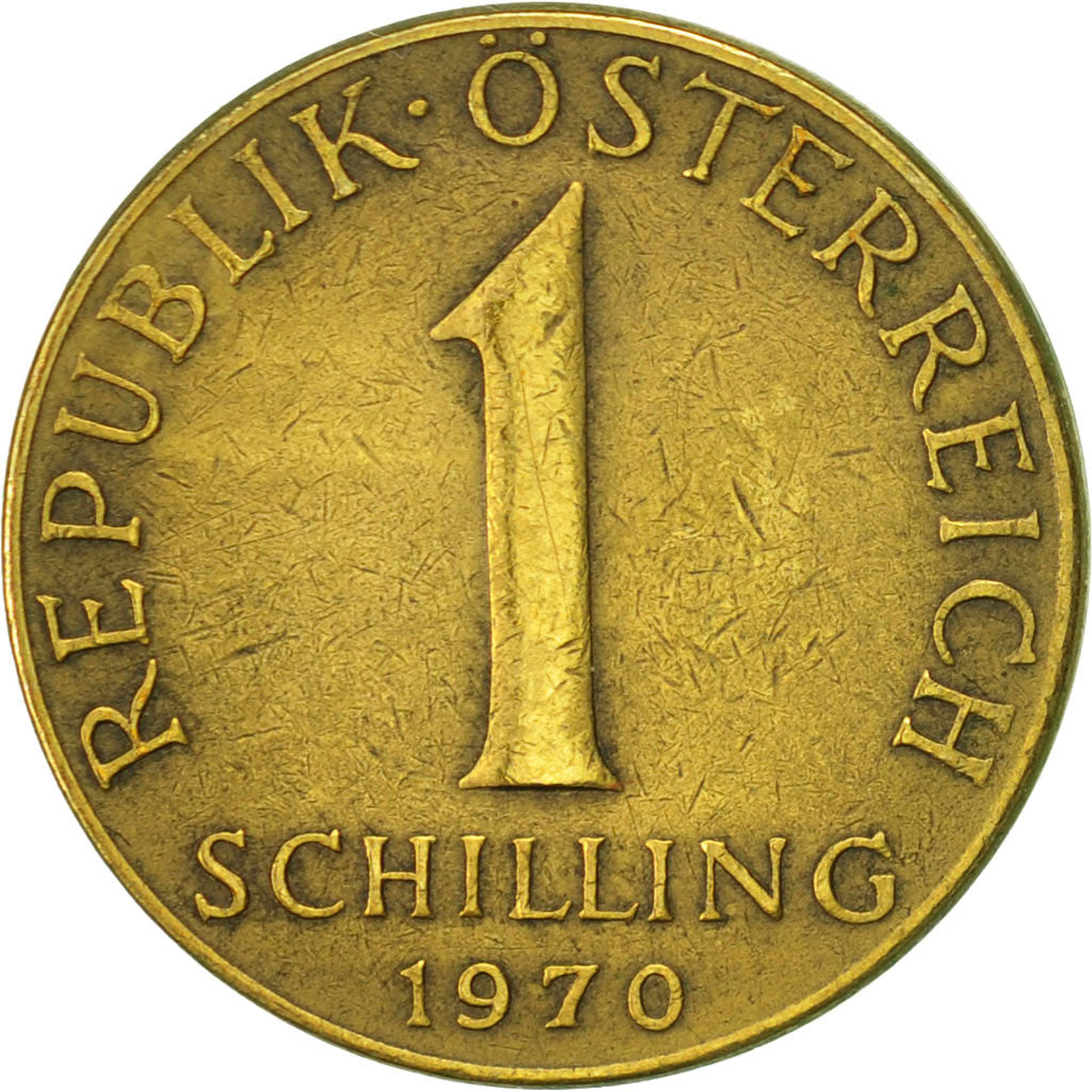 Coin, Austria, Schilling, 1970, AU(50-53), Aluminum-Bronze, KM:2886
