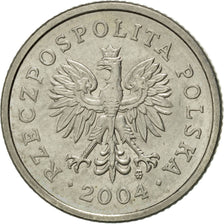 Coin, Poland, 20 Groszy, 2004, Warsaw, AU(55-58), Copper-nickel, KM:280