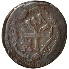COLOMBIA, 1/4 Real, 1820, KM #B4, AU(55-58), Copper, 4.19