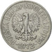 Moneta, Polska, 20 Groszy, 1972, Warsaw, AU(55-58), Aluminium, KM:A47