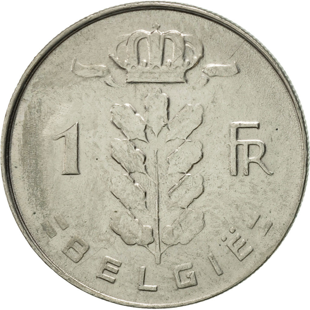 Coin, Belgium, Franc, 1977, EF(40-45), Copper-nickel, KM:143.1