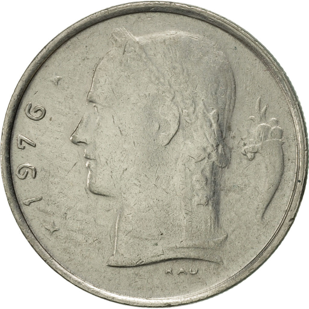 Coin, Belgium, Franc, 1976, EF(40-45), Copper-nickel, KM:143.1
