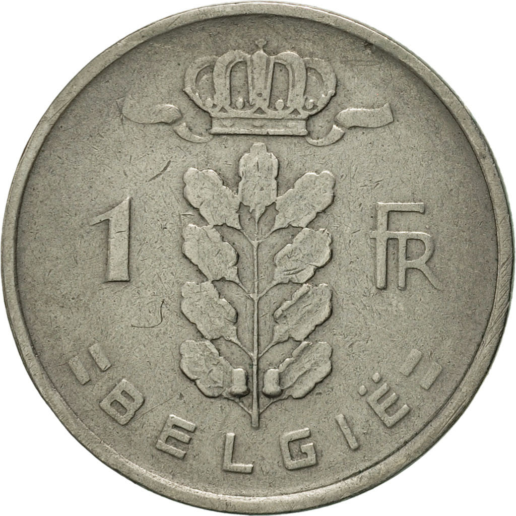 Coin, Belgium, Franc, 1951, EF(40-45), Copper-nickel, KM:143.1