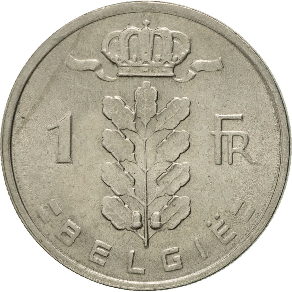 Coin, Belgium, Franc, 1980, EF(40-45), Copper-nickel, KM:143.1